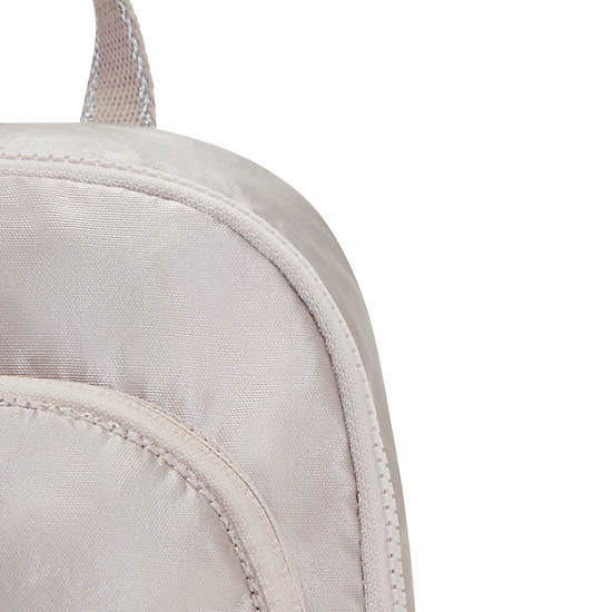 Sacs À Dos Kipling Curtis Compact Metallic Convertible Beige | FR 1671JP